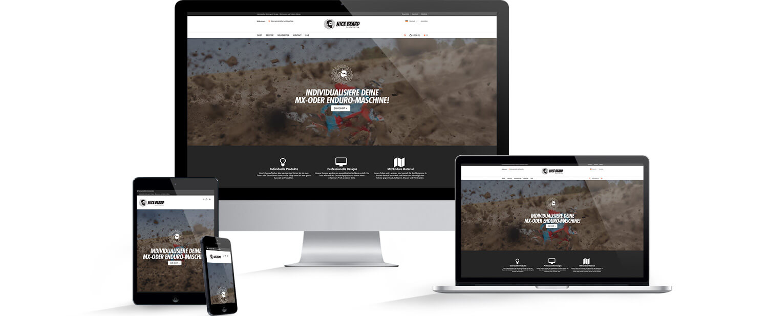 Website - alle Geräte - Responsive Ansicht