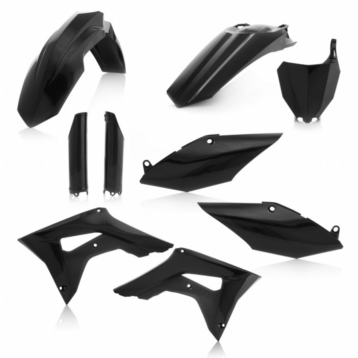 Acerbis Plastik-Kit Komplett / schwarz Honda