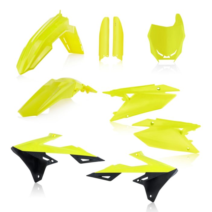 Acerbis Plastik-Kit Komplett / neon-gelb/schwarz Suzuki