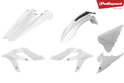 Plastikteile für deine Beta Xtrainer in weiß, bestehend aus Frontkotflügel, Heckkotflügel, Tankspoiler und Seitenteilen