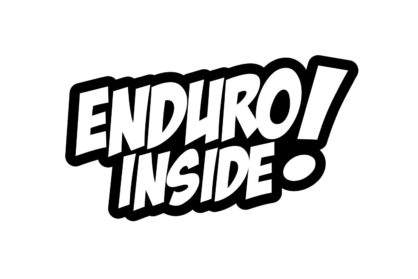 Aufkleber mit dem Schriftzug "Enduro Inside"