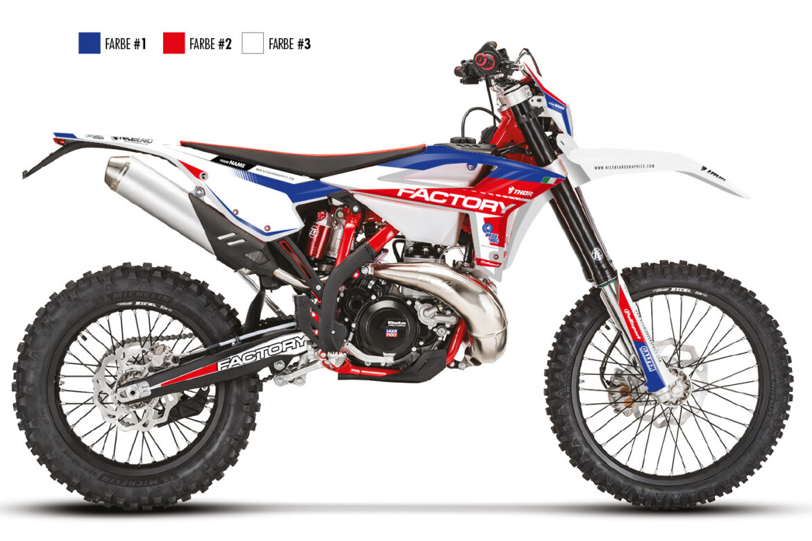 Acerbis Plastik-Kit / original Farbe für Yamaha YZ 250-450 Bj. 23-25