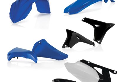 Plastikteile für deine Yamaha YZ 450 in original Farbe bestehend aus Kotflügel vorn Kotflügel hinten Kühlerspoiler Seitenteile