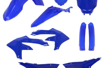 Plastikteile für deine Yamaha YZ 250450 in blau bestehend aus Kotflügel vorn Kotflügel hinten Kühlerspoiler Seitenteile Gabelschützer Startnummerntafel Air Box Cover